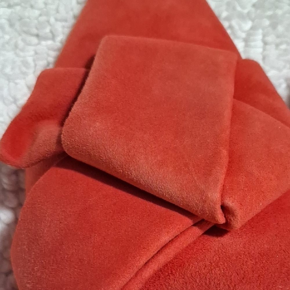 J. Crew Women's Bold Red Suede Mules - Picture 8 of 8